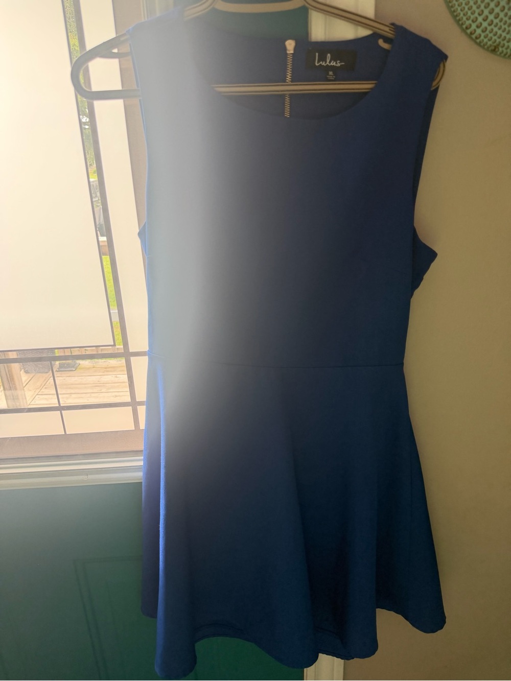 Lulu's Royal Blue Sleeveless A-Line Dress